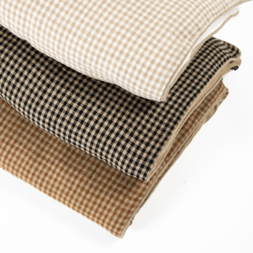 plaid vichy lino, haomy, indietro